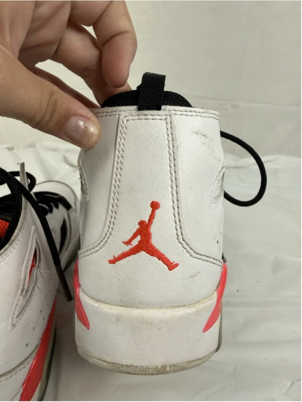 Air Jordan Flight Club 91 DM1685-106 Mens 5Y Sneaker White Infrared Basketball